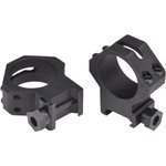 Weaver Mounts 48366 Four Hole Skeleton Ring Set 30mm Dia High Matte Black