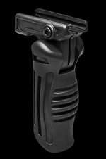 NCStar AARFVG Folding Vertical Grip Four-Position Polymer for Weaver & Picatinny Rails