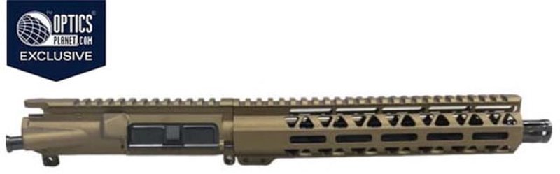 OpticsPlanet Exclusive Moriarti AR-15 10.5in 5.56x45mm NATO Upper Receiver Assembly, A2 Flash Hider