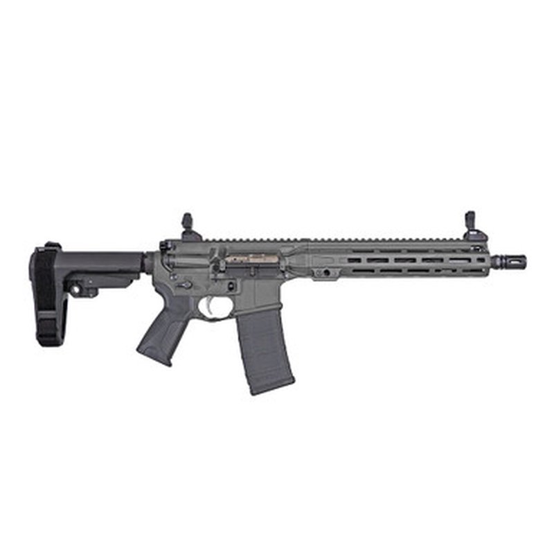 LWRC ICMKII 5.56 NATO 12.7" 1/10 Twist 1/2x28 Tungsten Grey SBA3 Brace