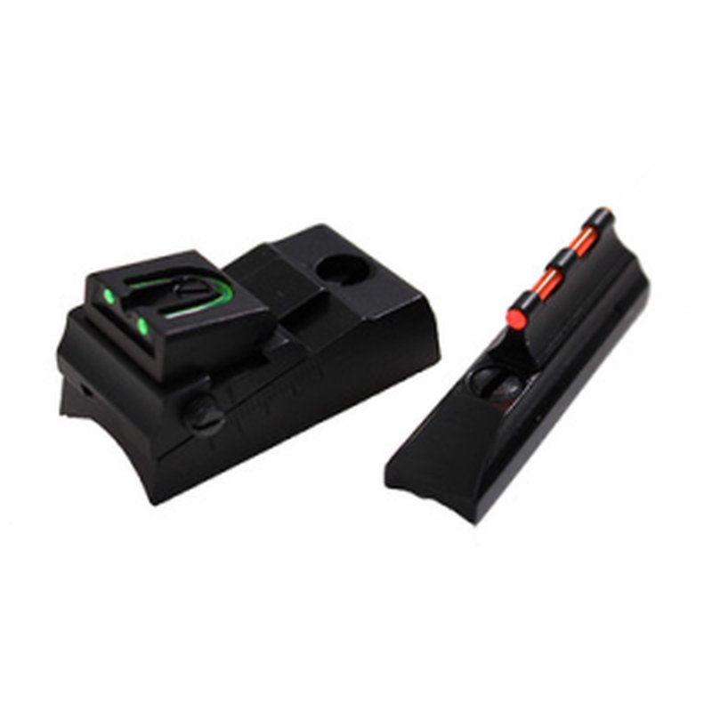 Traditions Williams Aluminum Fiber Optic Sight Set for Tapered Barrels - A1573