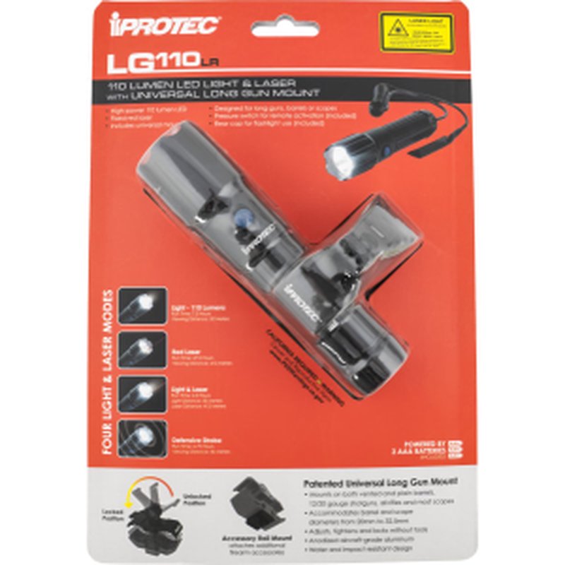 iProtec 6105 LG110LR 110 Lumen Light AND Red Laser