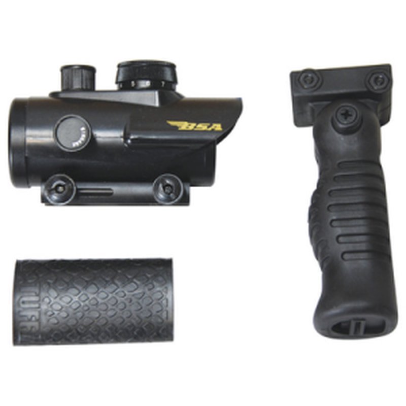 JUST RIGHT CARBINES JRC BSA 30MM RED DOT TUFF GRIP FLD FRNT GRP