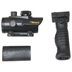 JUST RIGHT CARBINES JRC BSA 30MM RED DOT TUFF GRIP FLD FRNT GRP