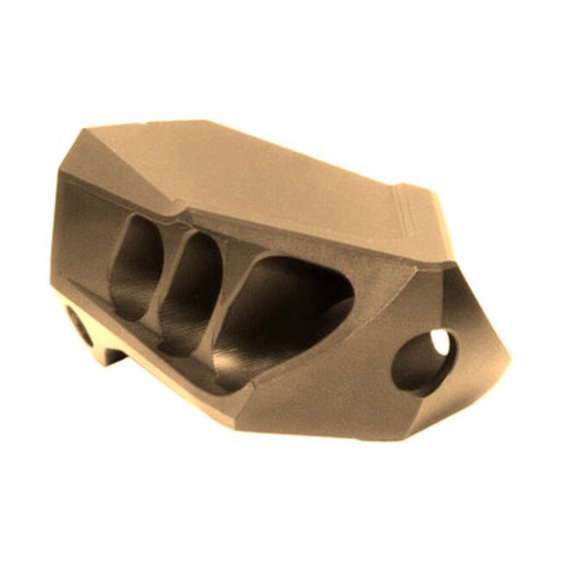 Cadex Defense MX1 Micro Muzzle Brake Max 223/5.56 Tan 1/2-28