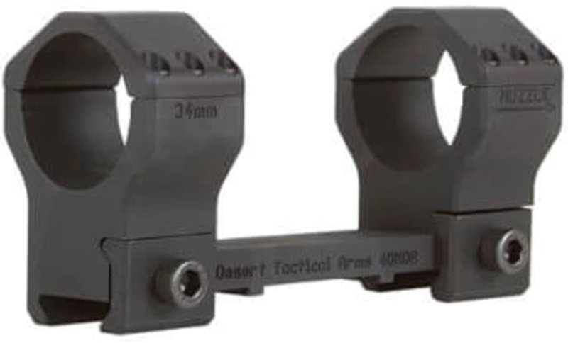 Desert Tech Ultralight 34mm Scope Mount, 20 MOA Taper, Black