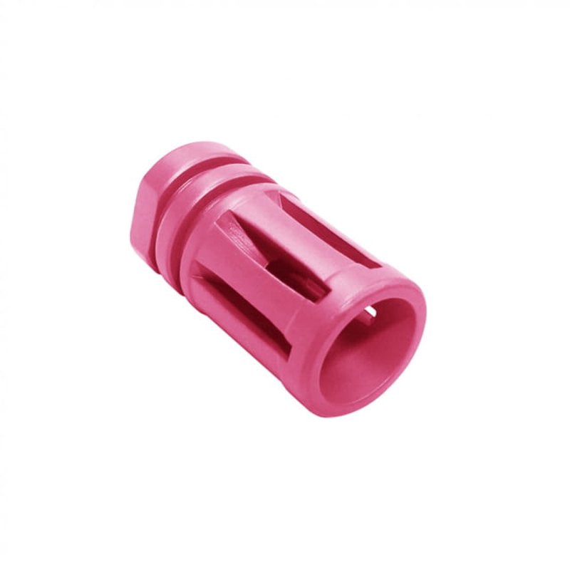 Tiger Rock AR-15/.223/5.56 Birdcage Muzzle Brake for 1/2x28 TPI 5 Ports Cerakote Pink Small