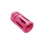 Tiger Rock AR-15/.223/5.56 Birdcage Muzzle Brake for 1/2x28 TPI 5 Ports Cerakote Pink Small