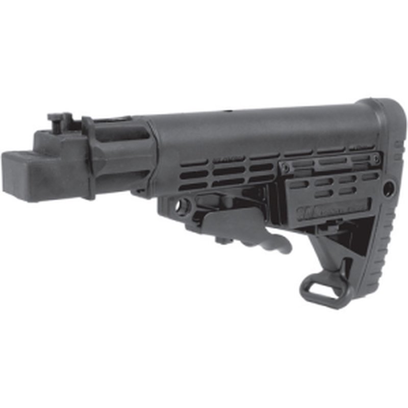 CAA AK47 6-Position Polymer Folding Stock Tube with Picatinny Rail
