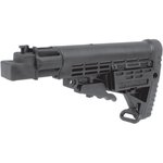 CAA AK47 6-Position Polymer Folding Stock Tube with Picatinny Rail