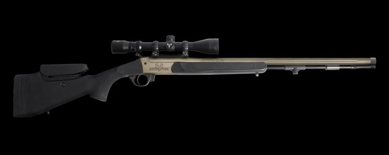 Traditions NitroFire Pro 50 Cal with Scope Tungsten Black Adjustable Stock