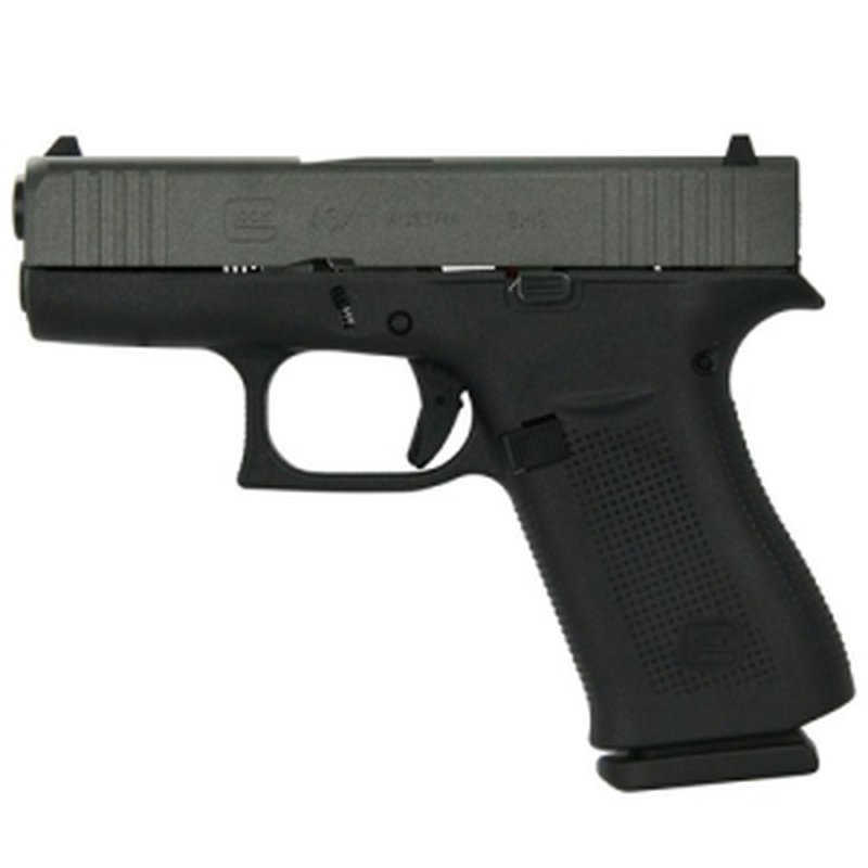 Glock G43X 9mm Pistol 3.4 in Barrel Black Silver Austria