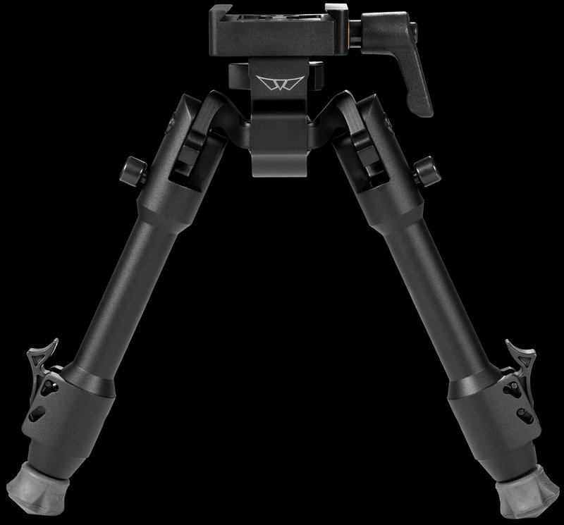 Warne Skyline Precision Bipod Arca-Swiss Rail Interface Aluminum 6.9–9.1 in Height Black