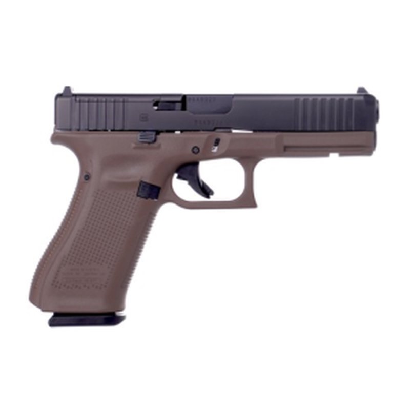 Glock G17 Gen 5 9mm MOS Pistol 4.49" 10rd Black