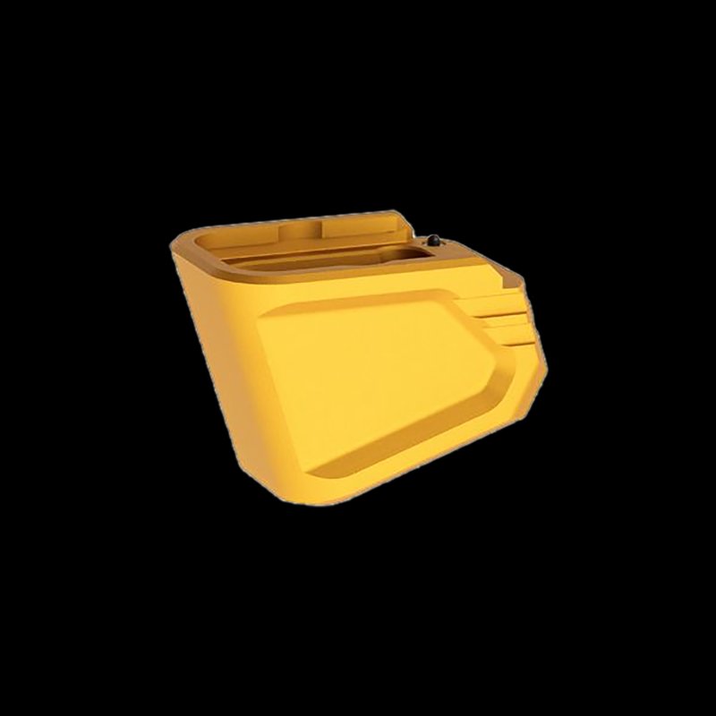 Tyrant Designs Glock Mag Extension Gold Aluminum (5rd) TDG17MAGEXGLD