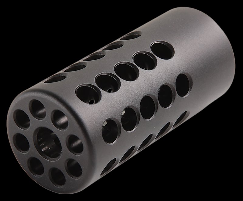 Tactical Solutions Pac-Lite .22 LR Compensator 1/2-28 Threads Matte Black Aluminum PLCMPMB