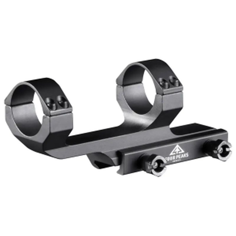 Four Peaks 30mm One-Piece Scope Mount/Ring Combo (Aluminum, AR Compatible)
