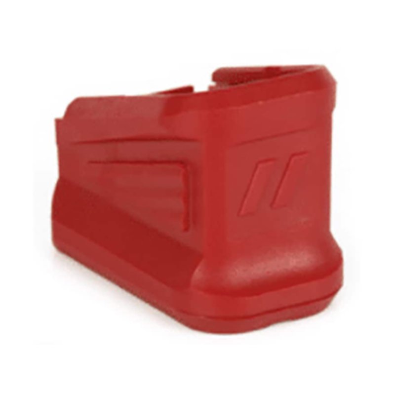 ZEV Technologies Extended Glock Magazine Base Pad +5 9mm Polymer Red