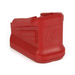 ZEV Technologies Extended Glock Magazine Base Pad +5 9mm Polymer Red