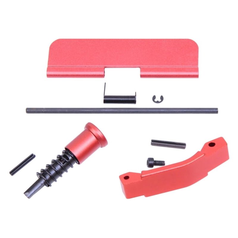 Guntec USA AR-15 Receiver Build Kit Gen 2 Anodized Red ARC-KIT-RED