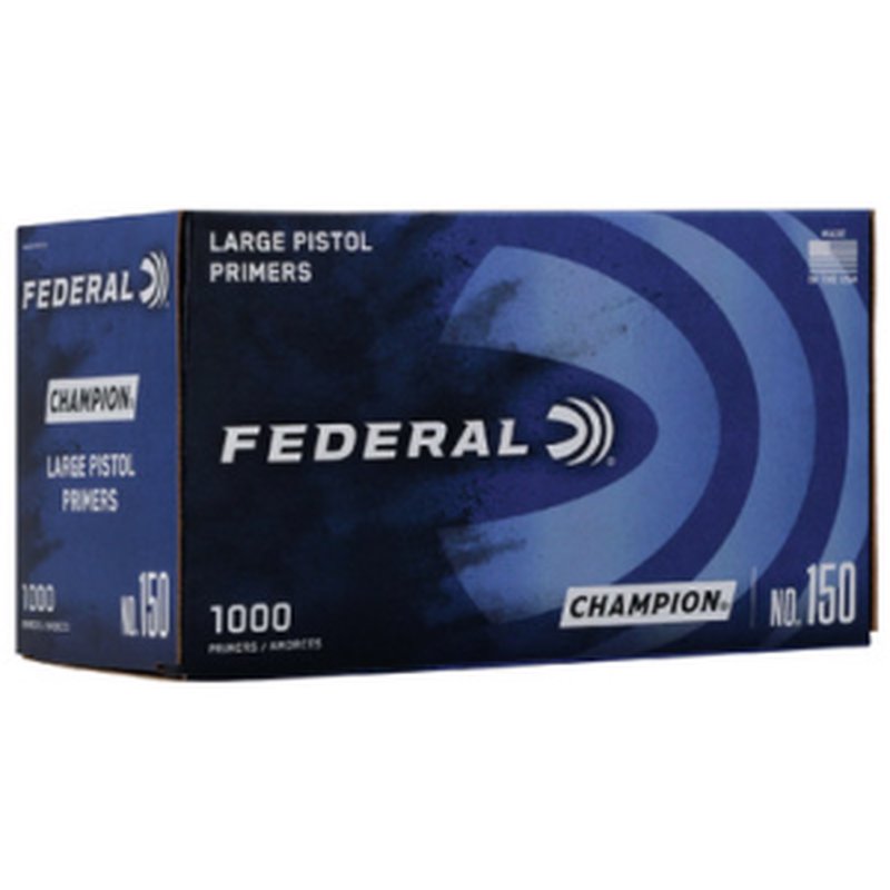 Federal Large Pistol Primers (HAZ) 1000 Count