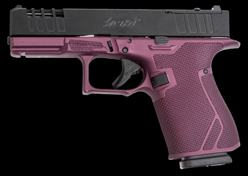 Great Lakes Firearms Striker Compact 9mm 4in Barrel Black Cherry Pistol
