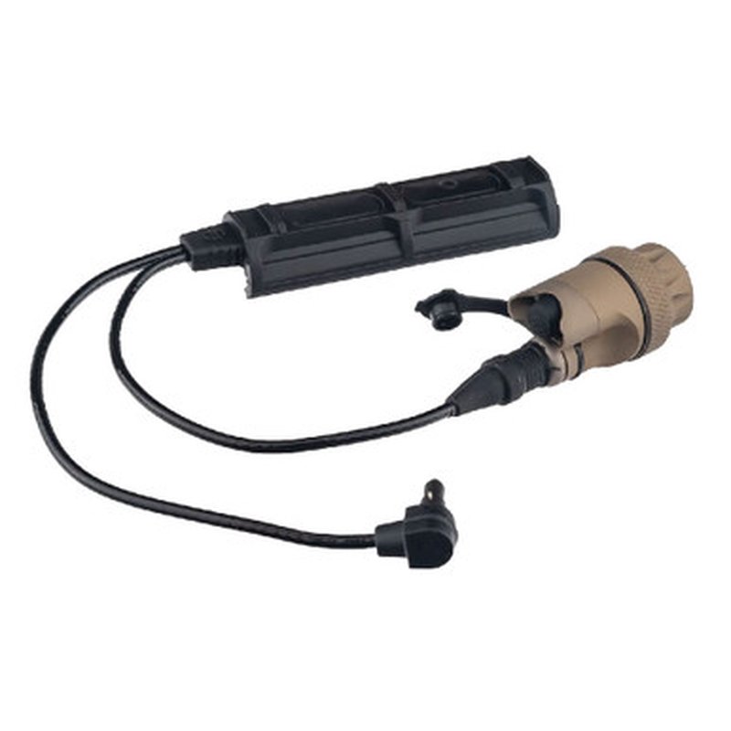 SureFire Scout Light Tan Low-Current Rail Tape Switch DSE-SR 7 Inch Cable