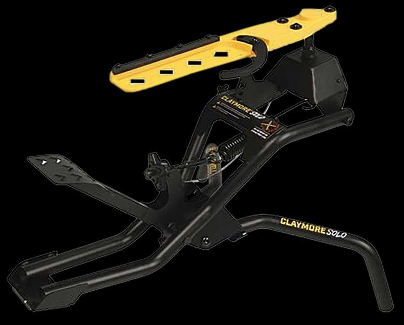 Caldwell Claymore Solo Clay Target Thrower Foot-Pedal Auto-Reset Black Yellow 4002777