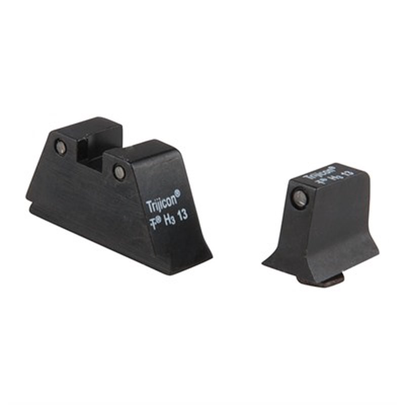 Trijicon GL201-C Bright & Tough Night Sights Suppressor Height Set (Glock 9mm)