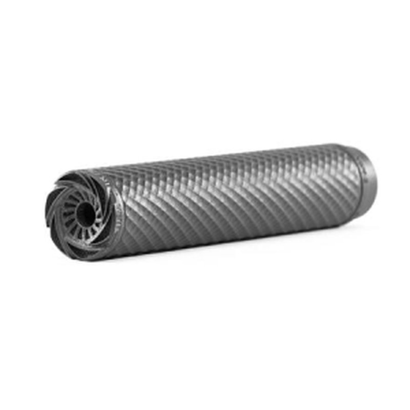 PTR Industries Vent 2 Suppressor 9mm 7.6in Titanium PVD Direct Thread 1-1/8x28