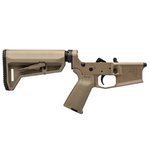 Aero Precision M4E1 Complete Lower Receiver with FDE MOE Grip & SL-K Carbine Stock - FDE Cerakote