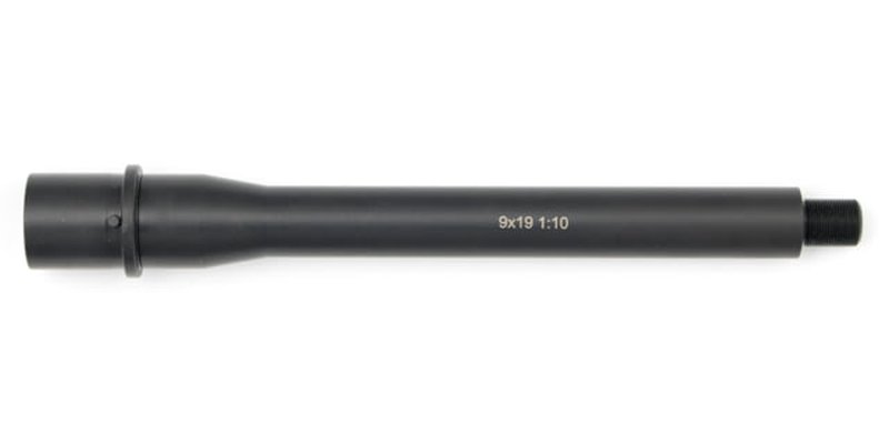 Tactical Kinetics AR-15 Direct Blowback Barrel 9mm 8.5in Medium Contour 1-10 Twist Black Nitride