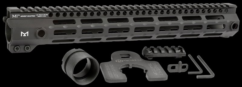 Midwest Industries G4M Free Float M-LOK Handguard AR-15 14in Black Anodized MIG4M14
