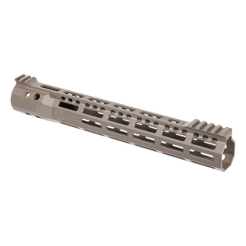 Troy Industries X-Series SOCC Battle Rail Free Float M-LOK AR-15 Handguard - FDE 12.5in