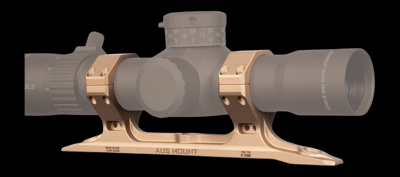Q LLC 100-365 AUS Direct Mount 35mm Scope Rings for Fix (FDE Cerakote)
