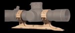 Q LLC 100-365 AUS Direct Mount 35mm Scope Rings for Fix (FDE Cerakote)
