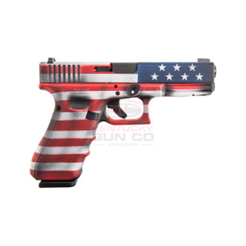 Glock G17 Gen4 American Flag 9mm 4.48in 17-Round Pistol