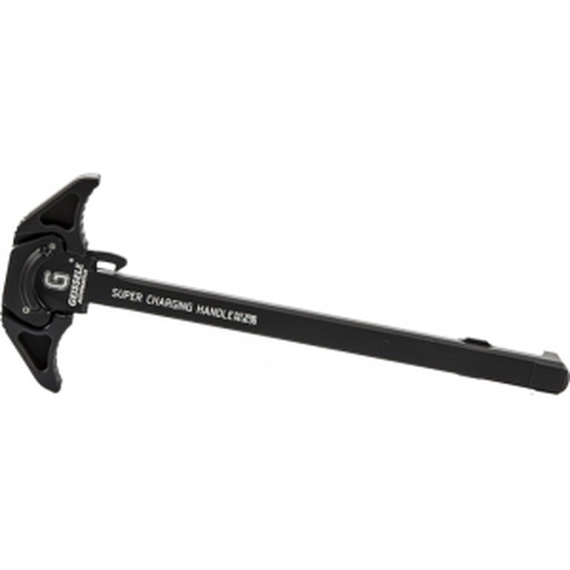 Geissele Automatics 05313B Super Charging Handle AR Style .223/5.56 NATO 7075 T6 Aluminum Black Hardcoat Anodized