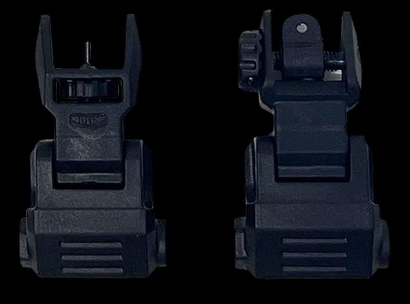 NCStar VG166 Picatinny Low-Profile Flip-Up Front & Rear Sights