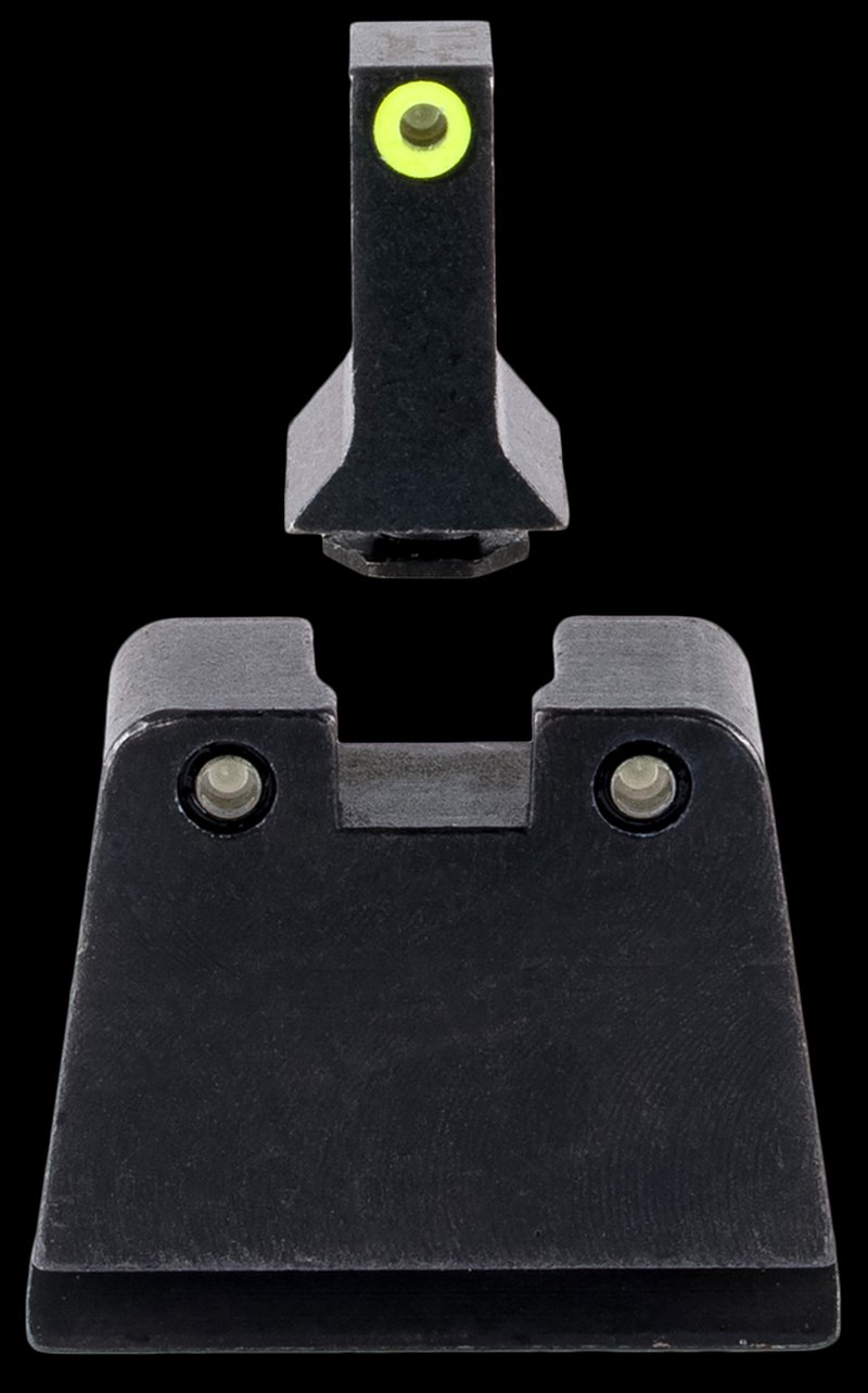 Trijicon GL243C601143 Suppressor/Optic Height Sights Front & Rear Glock 42/43 Slim Frame