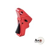 Apex Tactical 102-152 Red Action Enhancement Trigger for Glock (Gen 3)