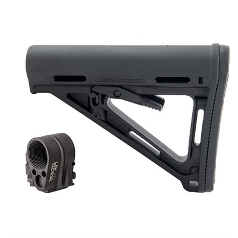 AR-15 MOE Stock Collapsible Mil-Spec W/ Folding Stock Adapter