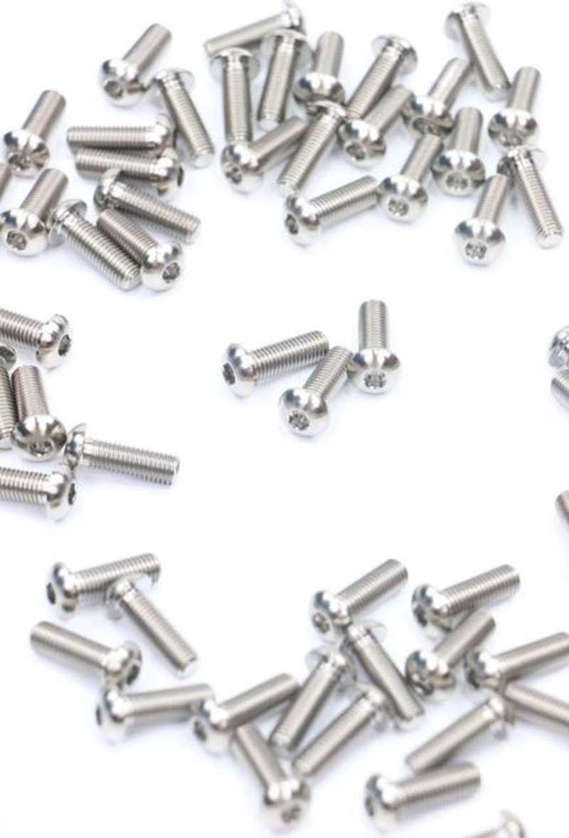 V Seven Titanium Grip Screw Raw Ti GS