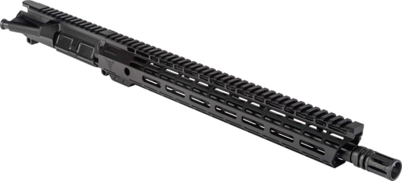 TRYBE Defense AR-15 9mm Luger 16in Complete Upper Receiver 1-10 Twist 1/2x36 A2 Black