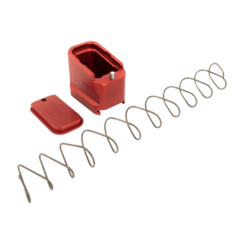 Shield Arms G19ME5RED Glock 19/23 magazine extension +5/+4 red aluminum