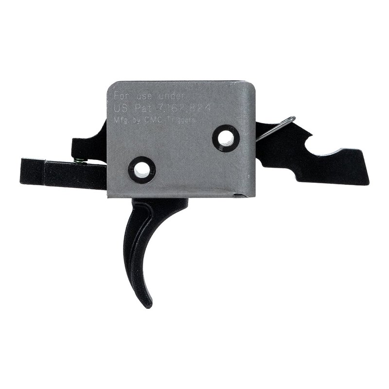 CMC Triggers AR-15 Tactical Single Stage Curved Trigger, Matte Black (3.5lb) - 91501