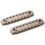 Hera Arms P-KMRS Accessory Rail KeyMod Polymer Tan 2PK