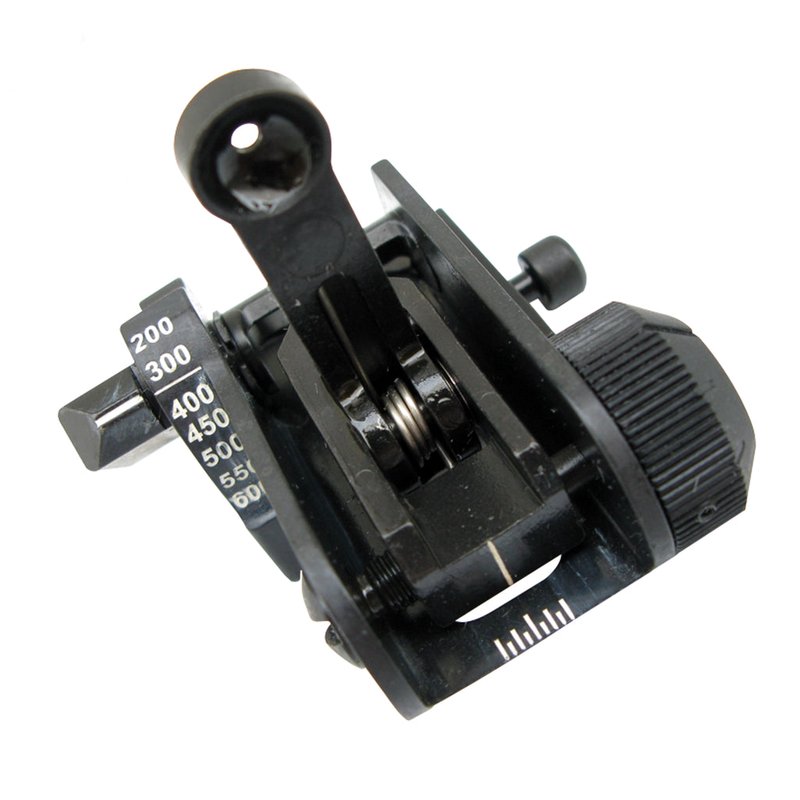 Matech Rear Flip-Up Back-Up Iron Sight 200–600m Ranging Picatinny BUIS