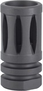 JE Machine Tech A2 5.56/.223 Birdcage Flash Hider w/ Crush Washer TS-FH2B Color: Black, Fabric/Material: Steel