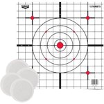 Birchwood Casey BC-37216T EZE-Scorer Thermal Targets Thermal Sight-In Hanging Paper 12" x 12" Black/Red/White